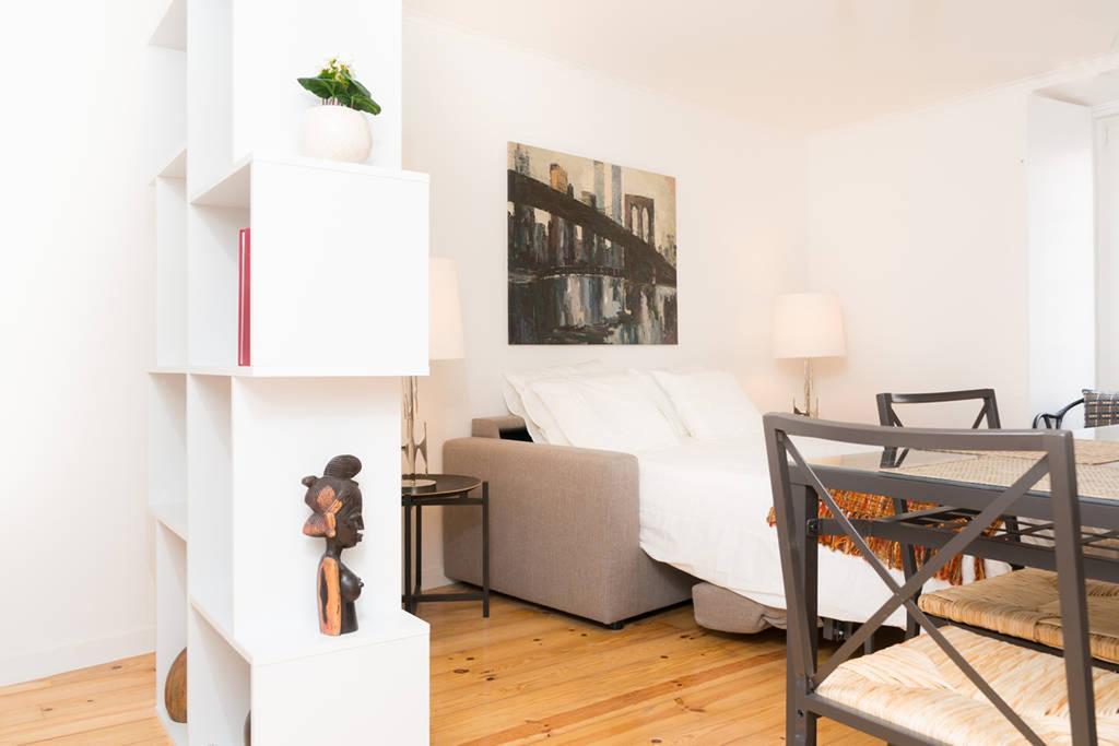 Beautiful Studio In Historic Alfama Lisboa Rom bilde